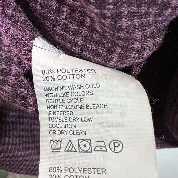 Tommy Bahama 1/4 Zip Pullover Sweater Mens Size XL Plum Purple Cotton Poly Blend - Picture 8 of 12